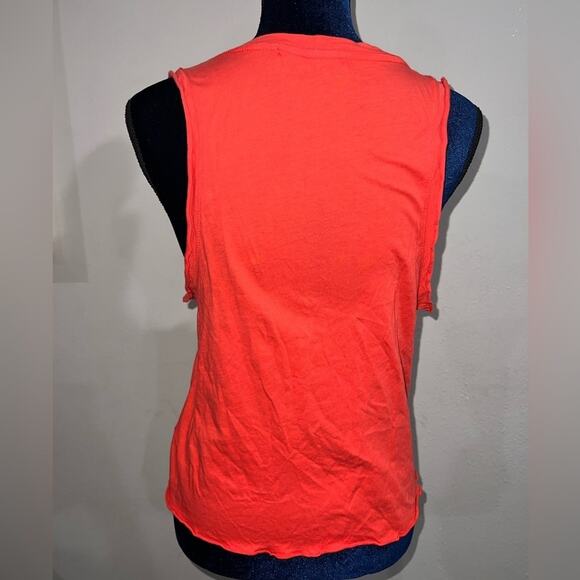 Project Social T Hello Good Times Tee Loose Fit Pretty red white letters Sz S - Picture 3 of 9